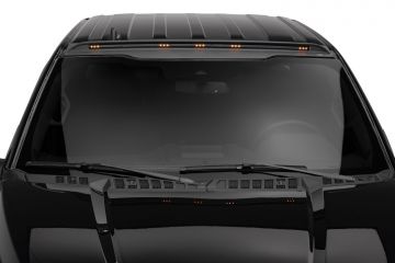 AeroCab Pro Marker Light with continuous LED lights Black For 2019-2025 2500/3500 Husky Liners