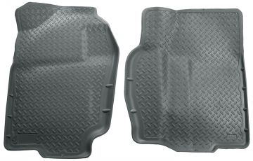 Classic Style Front Floor Liners For 1994-2002 Ram 1500/2500/3500 Grey Husky Liners