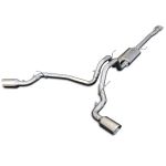 Exhaust System Cat-Back - Ford F150 2009-2014 - Raw Tube Polished Tips