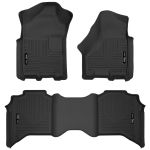 X-act Contour Front & 2nd Seat Floor Liners For 2019-2024 Ram 2500/3500 Husky Liners