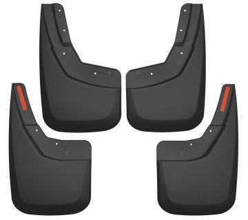Husky Liners Custom Front & Rear Mud Guard Set 14-19 Silverado 1500-3500 HD & 1500 LD