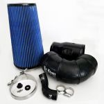 6.4 Cold Air Intake 08-10 Ford PowerStroke Black Oiled Filter for Mod Turbo 5.5