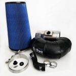 6.4 Cold Air Intake 08-10 Ford PowerStroke Polished Oiled Filter for Mod Turbo 5.5