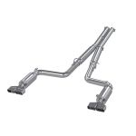 MBRP Cat-Back Exhaust System Dual Split Rear T409 Stainless 09-14 Dodge Challenger RT 5.7L Hemi